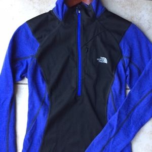 North Face light-weight, half-zip shirt